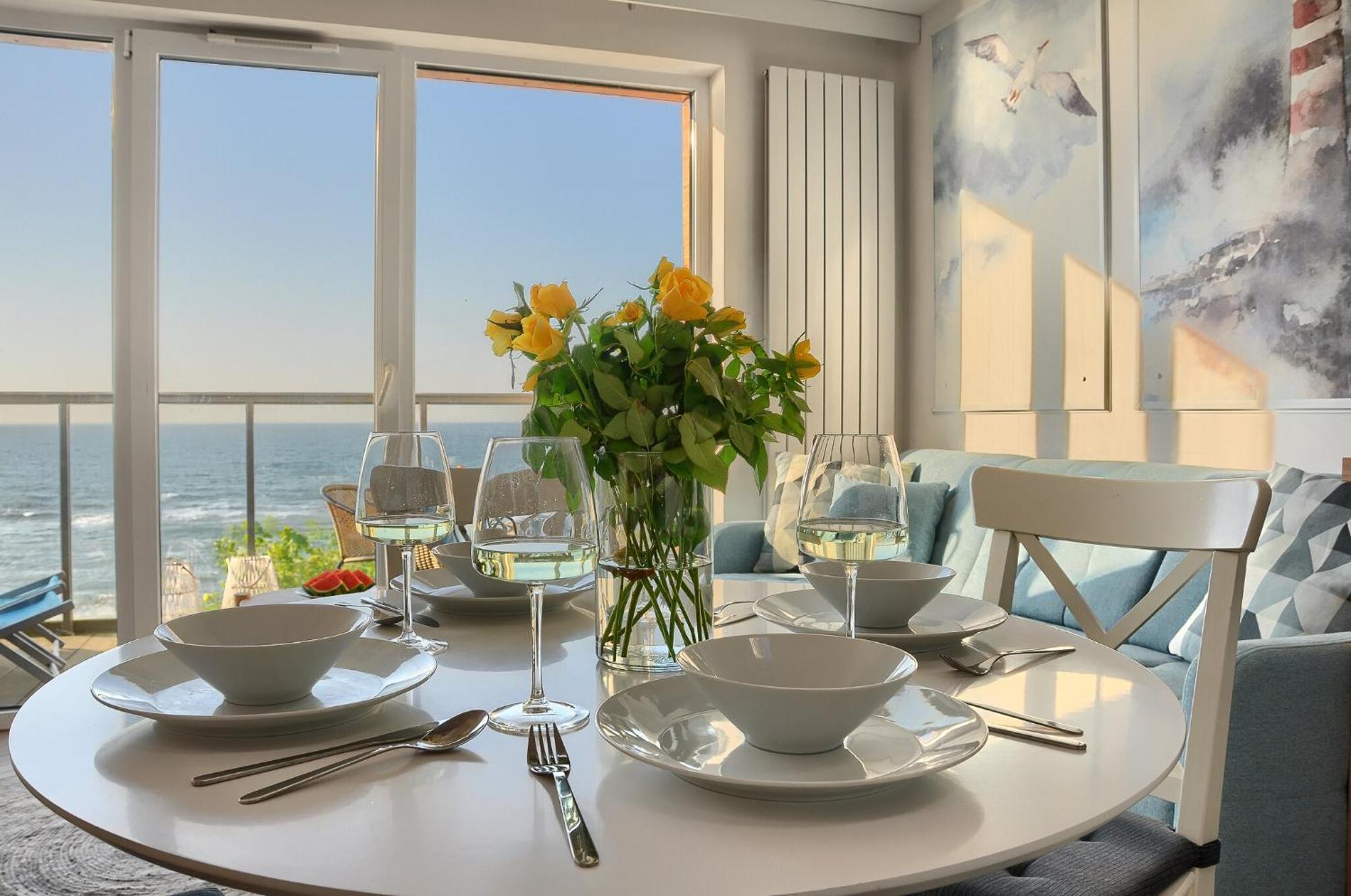 Apartament Z Widokiem Na Morze- Ustronie Apartments Nadmorski Luksus Apartamenty أوسترونيه مورسكية المظهر الخارجي الصورة